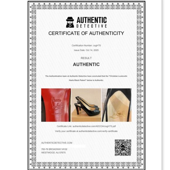 Christian Louboutin 36 6 Black Patent Heels Peeptoe Slingback with Box - Picture 4 of 15